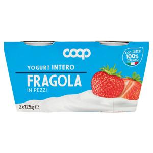 Yogurt Intero Fragola in Pezzi 2 x 125 g