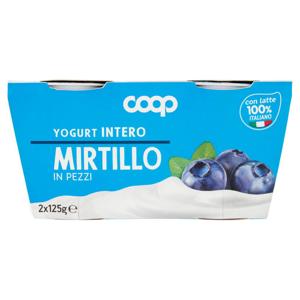 Yogurt Intero Mirtillo in Pezzi 2 x 125 g