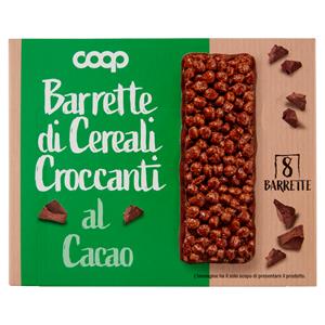 Barrette di Cereali Croccanti al Cacao 8 x 20 g