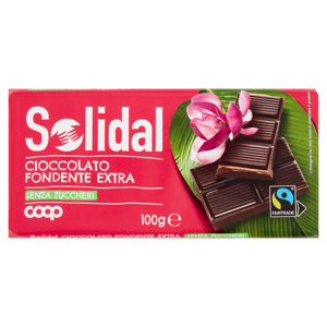 Cioccolato Fondente Extra Senza Zuccheri 100 g
