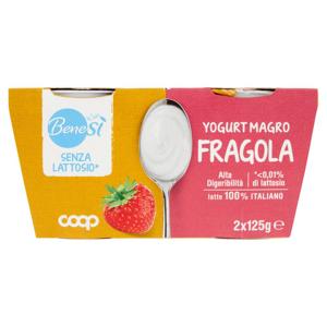 Senza Lattosio* Yogurt Magro Fragola 2 x 125 g