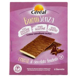 Céréal BuoniSenza Golosi al cioccolato fondente 6 x 17 g