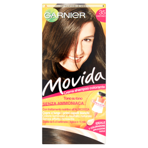Garnier Movida crema shampoo colorante 35 castano