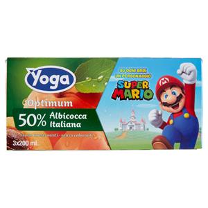 Yoga Optimum 50% Albicocca Italiana 3 x 200 ml