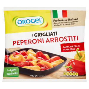 Orogel i Grigliati Peperoni Arrostiti Surgelati 400 g