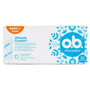 o.b. ProComfort Ultimate Comfort* Super Tampons 32 pz