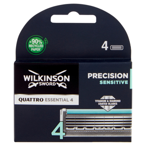 Wilkinson Sword Quattro Essential 4 Sensitive Lame x4