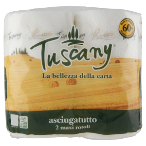 Tuscany asciugatutto maxi rotoli 2 pz