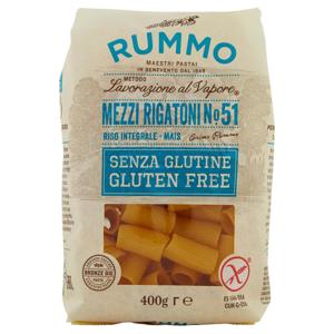 Rummo Senza Glutine Mezzi Rigatoni N° 51 400 g