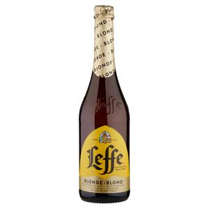 LEFFE BLONDE Birra bionda belga d'abbazia doppio malto bottiglia 75cl