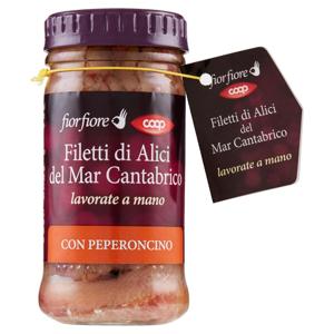 Filetti di Alici del Mar Cantabrico con Peperoncino 100 g