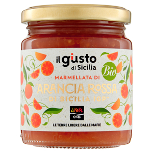 Libera Terra il giusto gusto di Sicilia Marmellata di Arancia Rossa di Sicilia IGP Bio 270 g