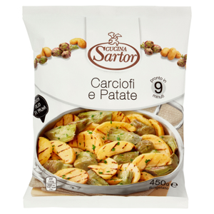 Cucina Sartor Carciofi e Patate Surgelato 450 g