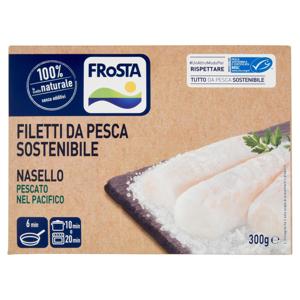 Frosta Filetti da Pesca Sostenibile Nasello Pescato nel Pacifico 300 g