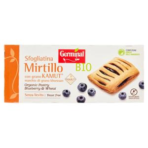 Germinal Bio Sfogliatina Mirtillo con grano Kamut 4 x 50 g