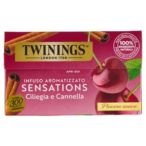 Twinings Ciliegia e Cannella Infuso Sensations 20 filtri 40 g