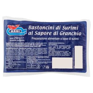 Arbi Bastoncini di Surimi al Sapore di Granchio 250 g