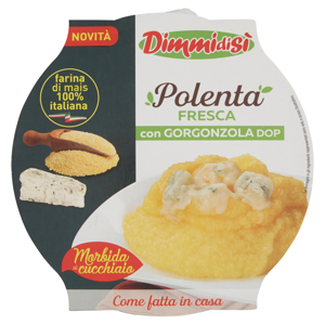 DimmidiSì Polenta Fresca con Gorgonzola DOP 350 g