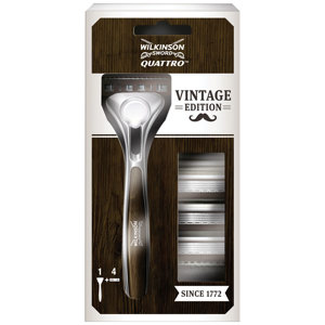 Wilkinson Sword Quattro Vintage Edition 1 Rasoio + 4 Lame