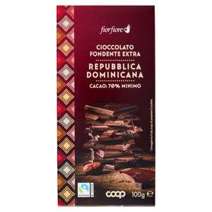 Cioccolato Fondente Extra Repubblica Dominicana Cacao: 70% Minimo 100 g