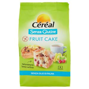 Céréal Senza Glutine Fruit Cake 6 Monoporzioni 200 g