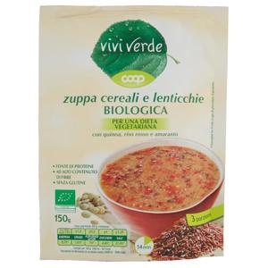 zuppa cereali e lenticchie Biologica 150 g