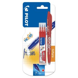 Blister con 1 penna Frixion Ball e 3 refill col. Rosso