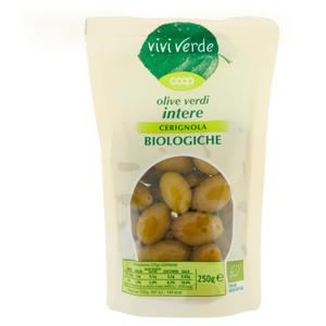 olive verdi intere Cerignola Biologiche 250 g