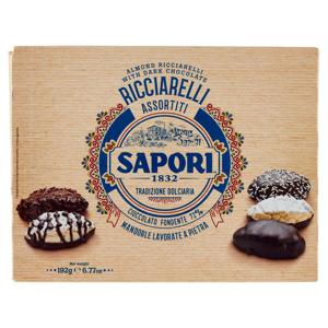 Sapori Ricciarelli Assortiti Cioccolato Fondente 72% 192 g