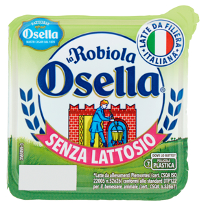 La Robiola Osella formaggio fresco Senza Lattosio - 100 g