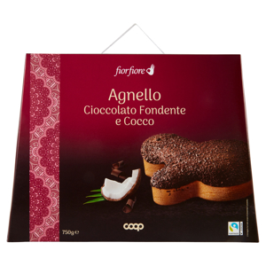 Agnello Cioccolato Fondente e Cocco 750 g