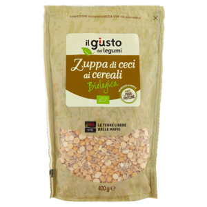 Libera Terra il giusto gusto dei legumi Zuppa di ceci ai cereali Biologici 400 g