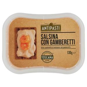 Gastronomia Toscana Antipasti Salsina con Gamberetti 130 g