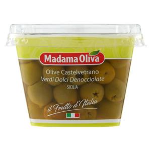 Madama Oliva il Frutto d'Italia Olive Castelvetrano Verdi Dolci Denocciolate 480 g