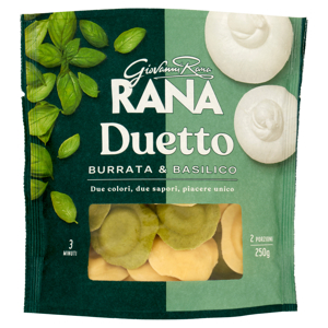Giovanni Rana Duetto Burrata & Basilico 250 g