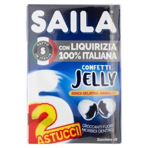 Saila con Liquirizia 100% Italiana Confetti Jelly 2 x 40 g