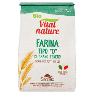 Vital nature Bio Farina Tipo "0" di Grano Tenero 1000 g