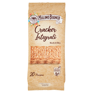 Mulino Bianco Cracker Integrali con Farina Sostenibile Ricchi di Fibre 500g