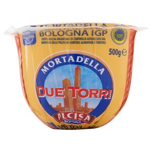 Alcisa Due Torri Mortadella Bologna IGP 500 g