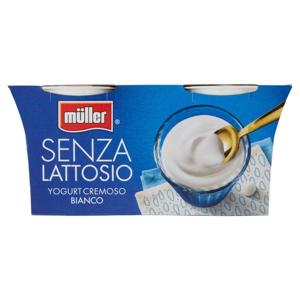 müller Senza Lattosio Yogurt Cremoso Bianco 2 x 125 g