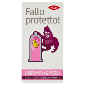 Fallo protetto! Preservativi Lubrificati + Spessi 6 pz