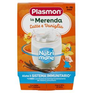 Plasmon la Merenda Latte e Vaniglia Nutri mune 240 g