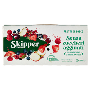 Zuegg Skipper Frutti di Bosco Senza zuccheri aggiunti* 3 x 200 ml