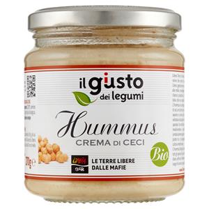 Libera Terra il giusto gusto dei legumi Hummus Crema di Ceci Bio 270 g