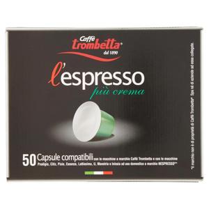 Caffè trombetta l'espresso più crema Capsule 50 pz