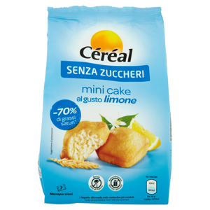 Céréal Senza Zuccheri mini cake al gusto limone 7 x 28 g