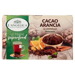L'Angelica Le Tisane superfood Cacao Arancia & Cannella Buonumore 18 Filtri 39,6 g