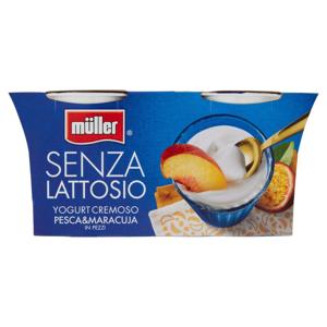 müller Senza Lattosio Yogurt Cremoso Pesca&Maracuja in Pezzi 2 x 125 g