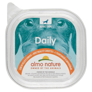 almo nature Daily Adult Dog con Vitello e Carote 100 g
