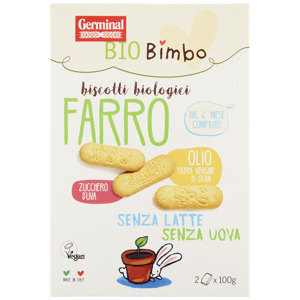 Germinal BioBimbo biscotti biologici Farro 2 x 100 g